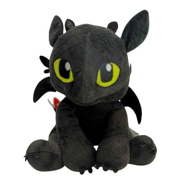 Build A Bear Dreamworks How To Train Your Dragon 14” Toothless Plush, Wings - Picture 1 of 9